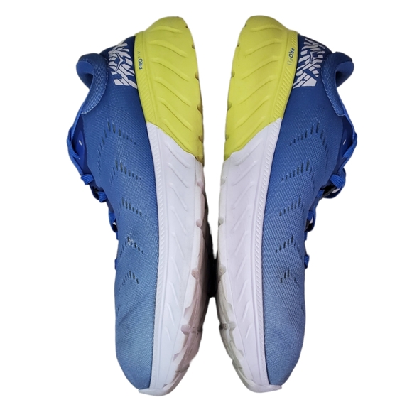 Hoka One One Mach 2 Profly Running Shoes Sneakers Blue Green Size 10.5 - Picture 6 of 14